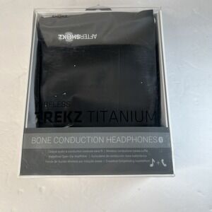 AfterShokz Titanium Wireless Bone Conduction Headphones - Black